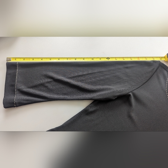 Ann Taylor Dark Brown Boat Neck Blouse/Skirt. White Stitching Detailing. Vintage - Picture 14 of 16